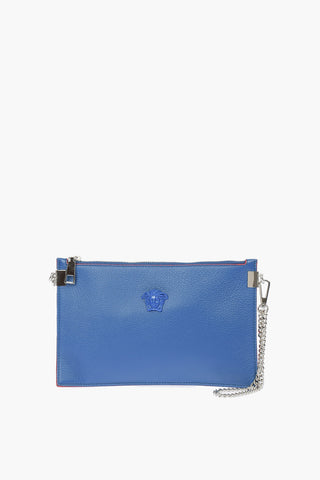 Leather MEDUSA Wristlet Bag