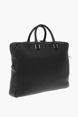 Leather Removable Shoulder Strap Business Bag