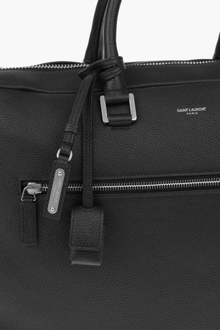 Leather Removable Shoulder Strap Business Bag