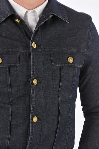 CC COLLECTION Giubbotto HARLEY in denim e lino