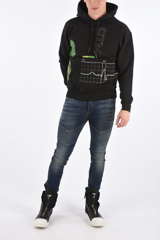 SMILEY Printed Hooded Sweatshirt
