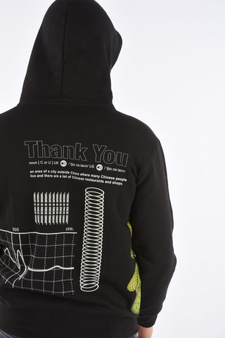 SMILEY Printed Hooded Sweatshirt