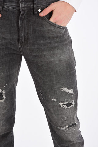 17cm Vintage Effect Skinny Fit Jeans