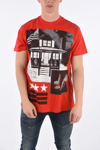 T-Shirt Girocollo Stampata