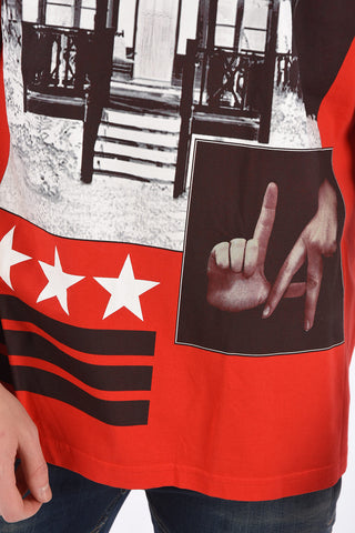 T-Shirt Girocollo Stampata