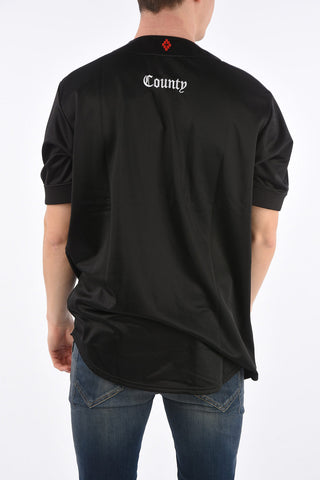 camicia ricamata a manica corta