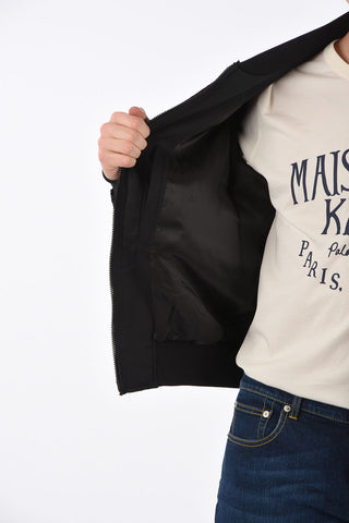 Bomber in Cotone Imbottito con Stampa