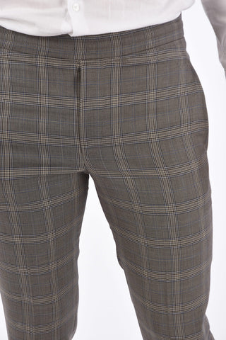 Drawstring Prince of Wales Pants