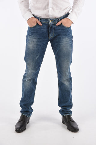 ARMANI JEANS 17cm Stonewashed J06 Slim Fit Jeans