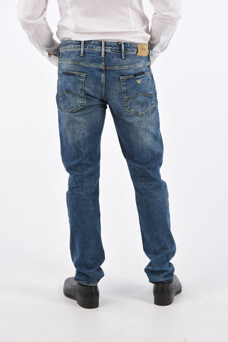ARMANI JEANS 17cm Stonewashed J06 Slim Fit Jeans