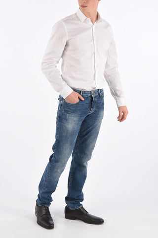ARMANI JEANS 17cm Stonewashed J06 Slim Fit Jeans