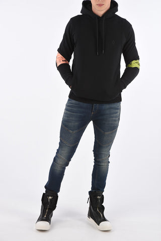 Hooded Double Patch Sweatshirt
