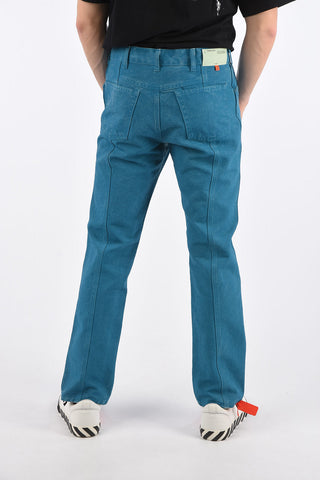 Jeans Straight Fit Effetto Vintage 20cm