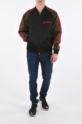 Bomber with Dragon Emboidery