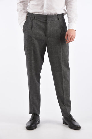 CC COLLECTION Virgin Wool Checked RESET Pant