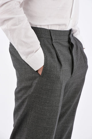 CC COLLECTION Virgin Wool Checked RESET Pant