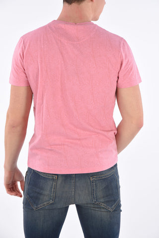 Paisley Patterned Crewneck T-Shirt