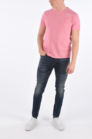 Paisley Patterned Crewneck T-Shirt