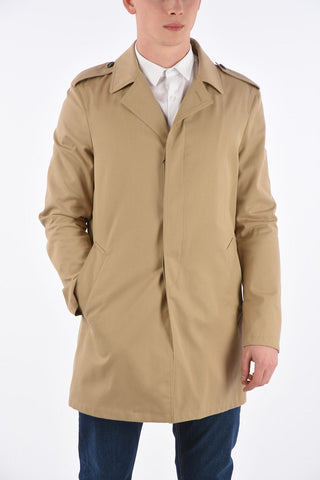 Single Breasted Trench with Hidden Closure