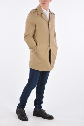 Single Breasted Trench with Hidden Closure