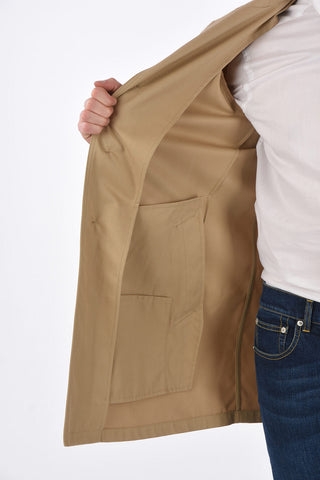 Single Breasted Trench with Hidden Closure