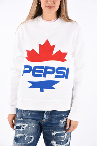 PEPSI Logo-Print COOL FIT crew-neck sweatshirt