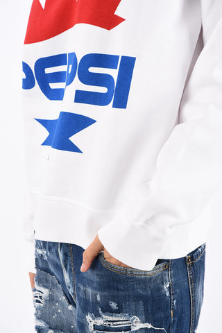 PEPSI Logo-Print COOL FIT crew-neck sweatshirt