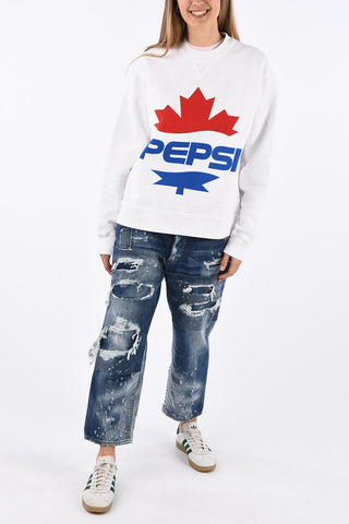 PEPSI Logo-Print COOL FIT crew-neck sweatshirt