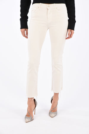 frayed Mid-rise waist THE RASCAL slim fit jeans
