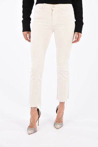 frayed Mid-rise waist THE RASCAL slim fit jeans