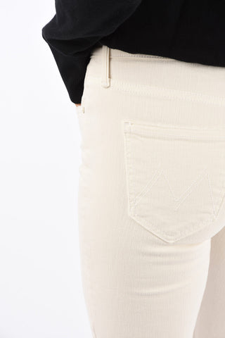 frayed Mid-rise waist THE RASCAL slim fit jeans
