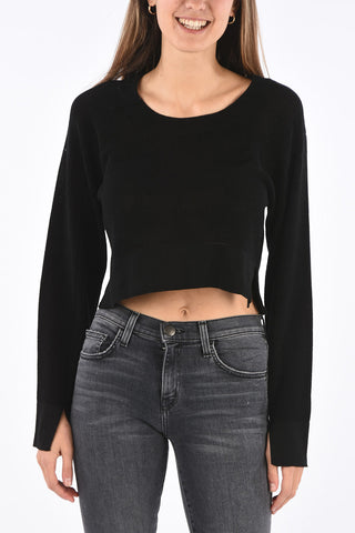 Silk And Cotton Crop Sweater