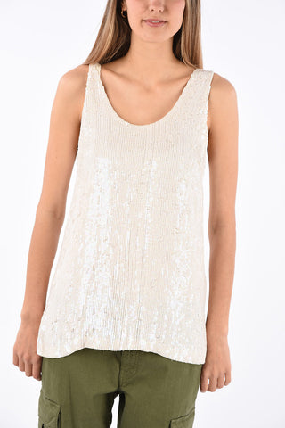 sequined GUGHI oversized top