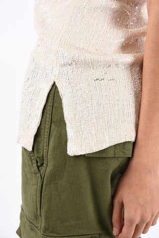 sequined GUGHI oversized top