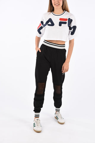 Openwork details ASUNA jogger pants