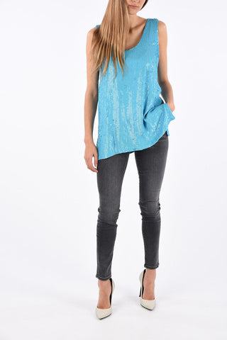 top GILK con paillettes