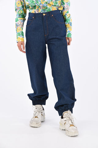 Mid-rise waist jeans