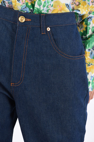 Mid-rise waist jeans