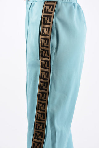 Drawstring piping jogger pants