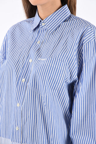 awning striped Oversized shirt