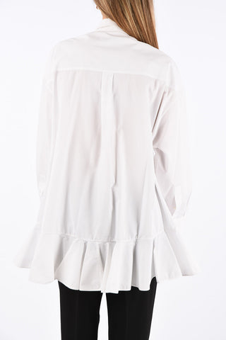 ruffle front shirt