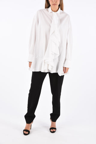 ruffle front shirt