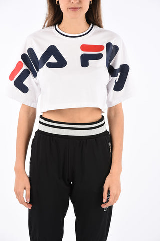 Printed Logo BARR crop top
