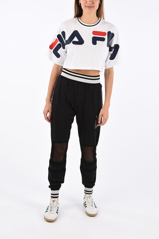 Printed Logo BARR crop top