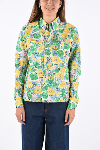 Floral Printed Button Down Shirt