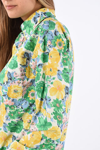 Floral Printed Button Down Shirt
