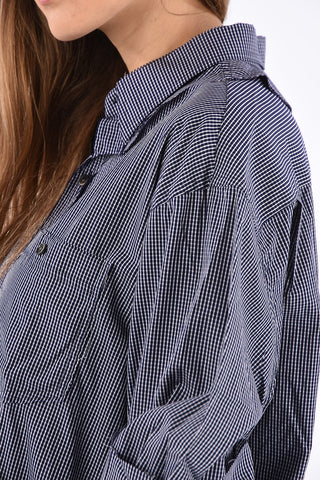 Checked Oversized Shirt