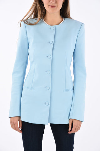 no vent jetted pocket jacket