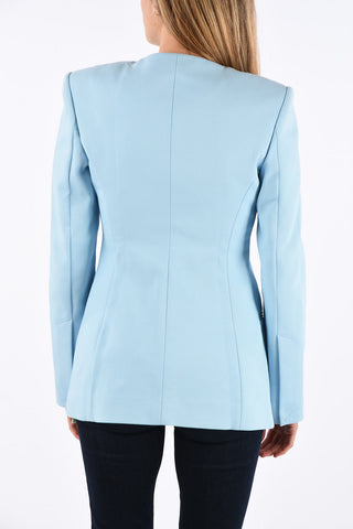 no vent jetted pocket jacket