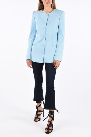 no vent jetted pocket jacket